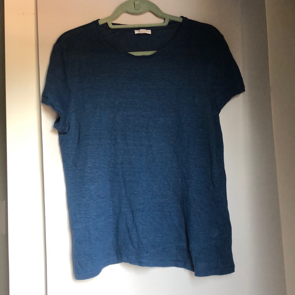 J Jill Love Linen Blue T-shirt